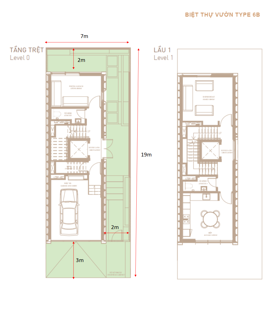 biet thu vuon sola villa type6B