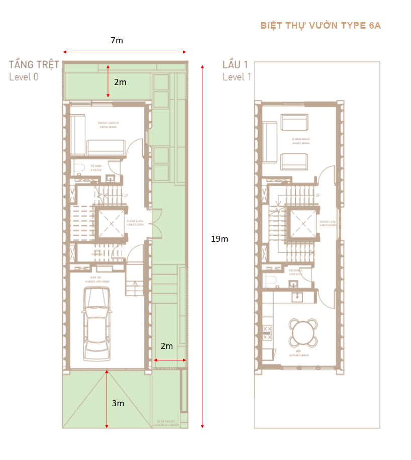 biet thu vuon sola villa type6a
