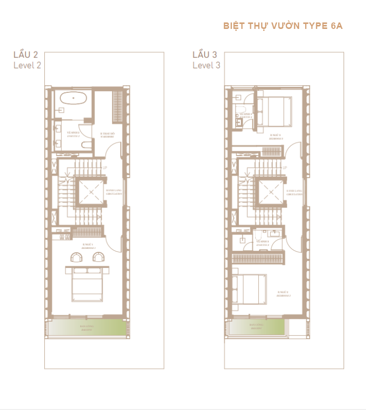 tang 2 3 biet thu vuon sola villa type6a