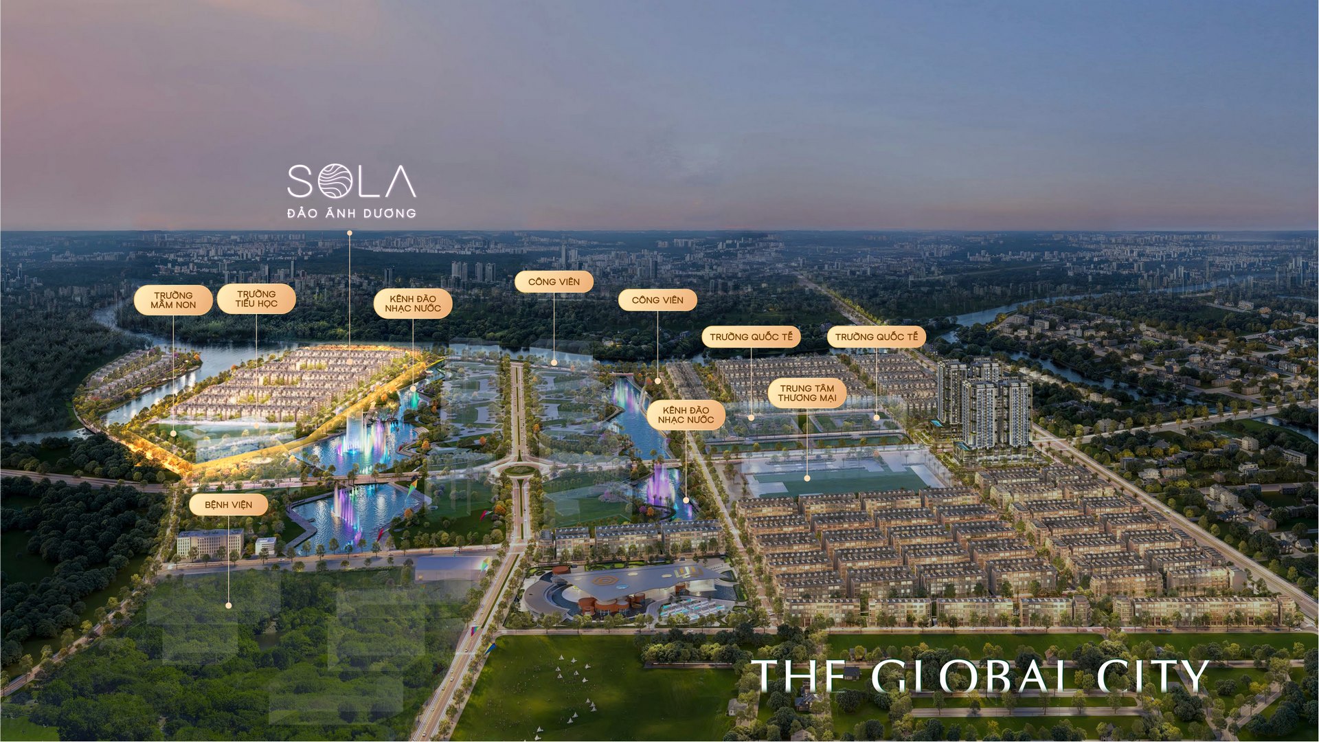 Sola Villa 2 Vị trí biệt thự Sola Villa – trung tâm kết nối, không gian sống lý tưởng