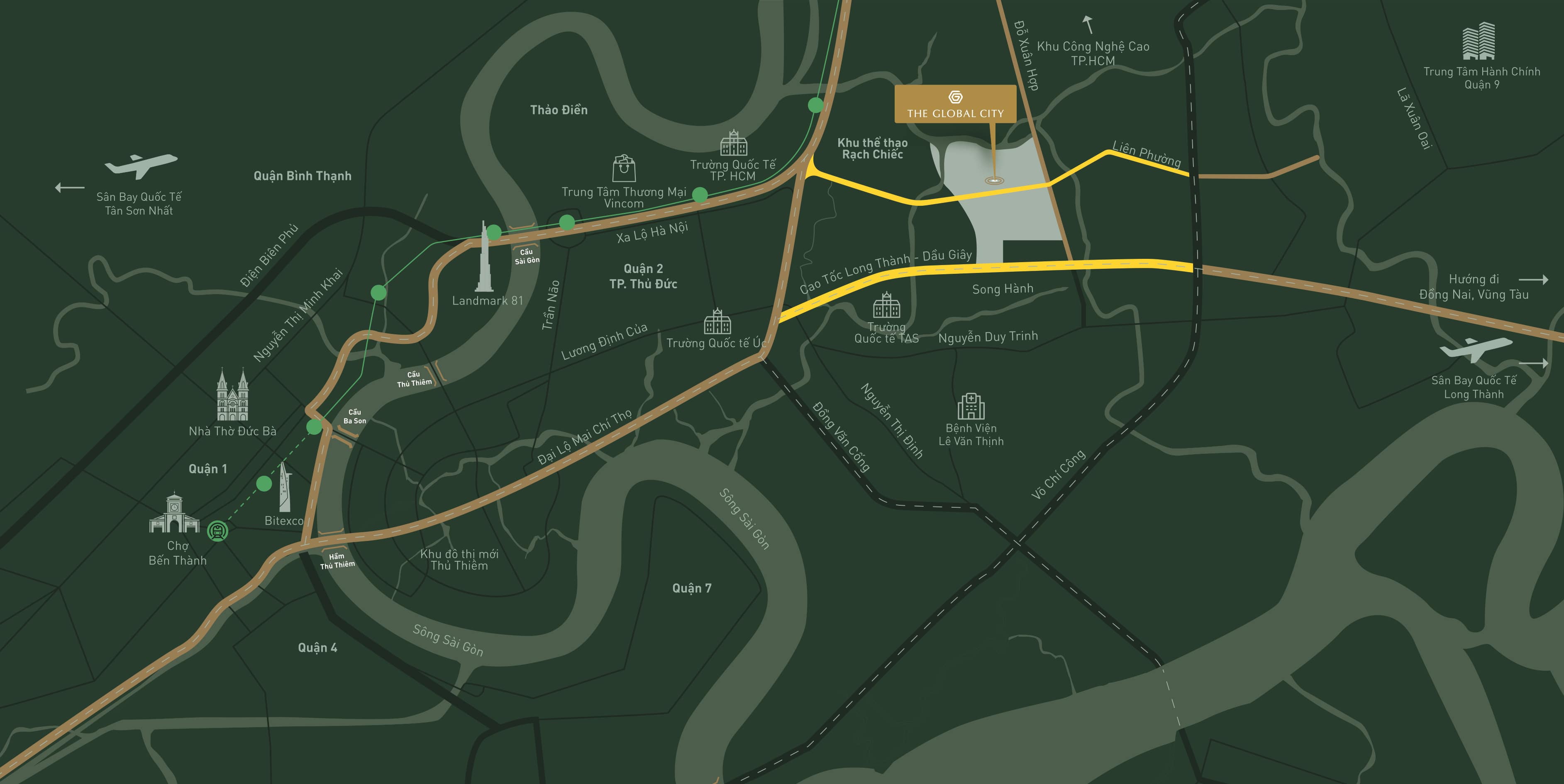 Vị trí Global City – trung tâm kết nối chiến lược với tiềm năng phát triển