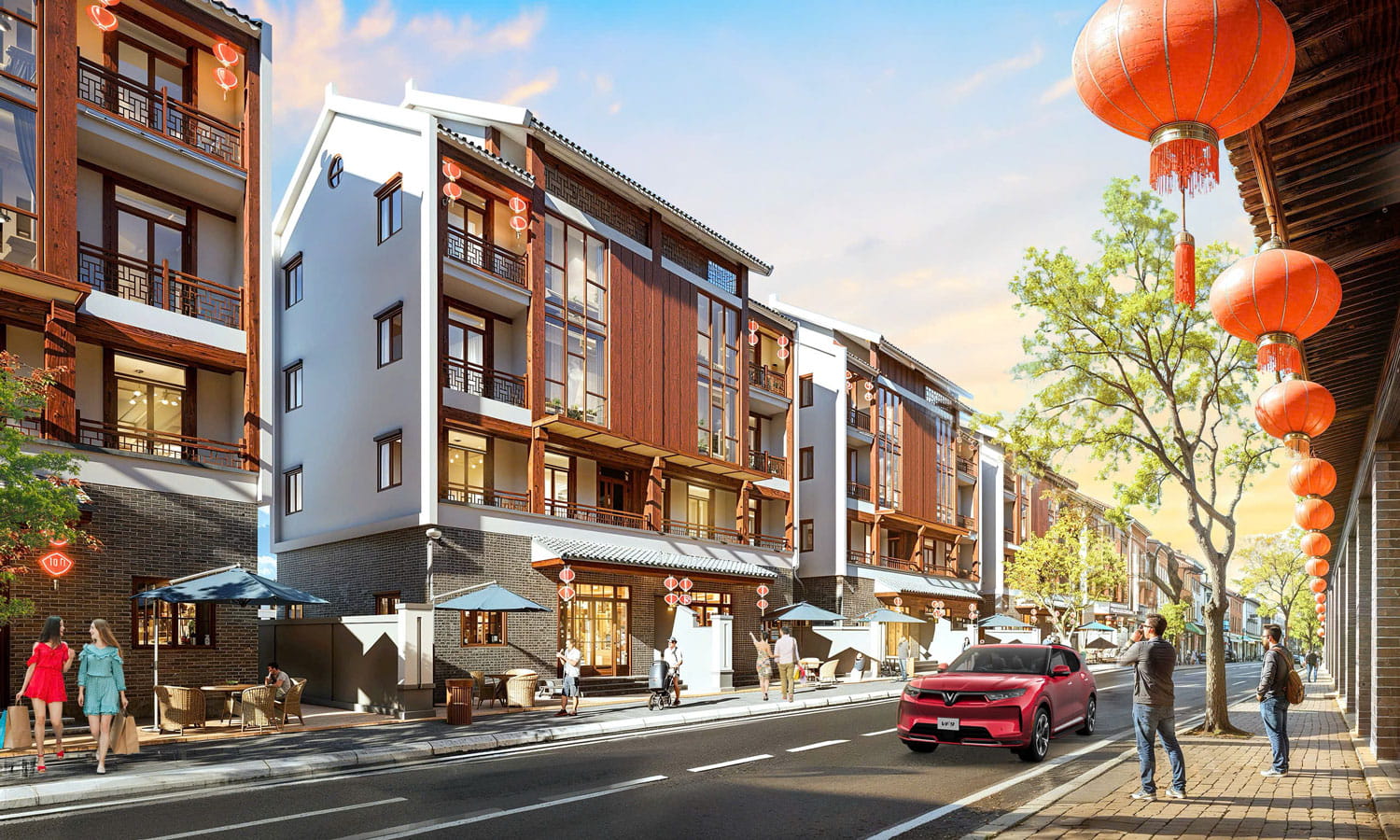 liền kề phố nhật vinhomes green city