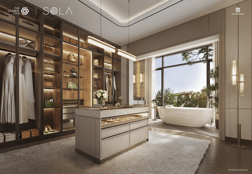 phòng ngủ sophouse liền kề sola rise